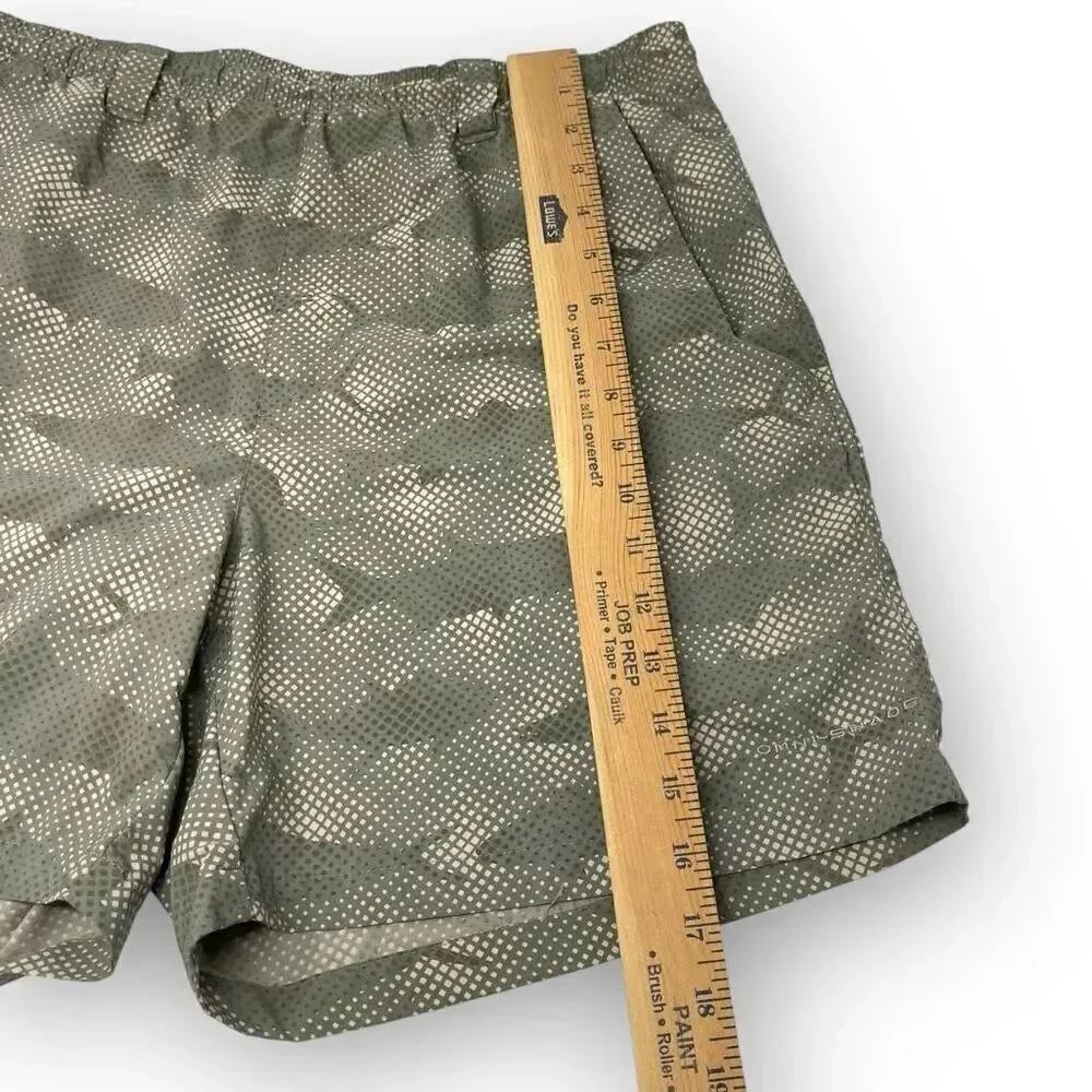 Columbia PFG Swim Trunks Fish Camo 8” Inseam Omni Shade Men Size Small No Liner